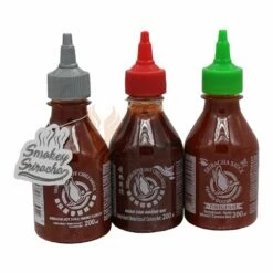 3er Set Flying Goose Sriracha Chilisauce Versch. Sorten 200ml, 600ml