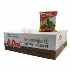 A-One 30er Pack Rind Instant Nudeln 85g, 2,55kg -ASIA-IN Geschäft a one 30er pack rind instant nudeln 85g 255kg