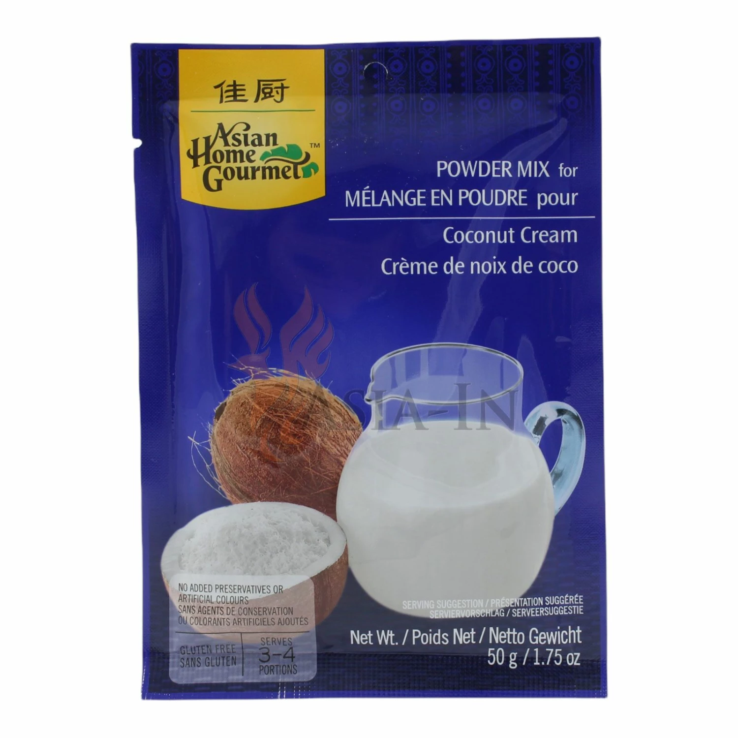 Asian Home Gourmet Kokosnussmilch Pulver 50g 3 Asian Home Gourmet Kokosnussmilch Pulver 50g