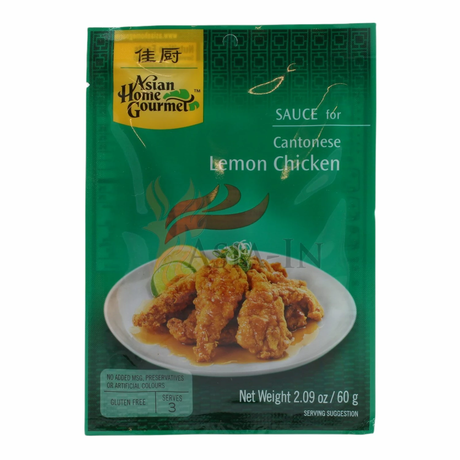 Asian Home Gourmet Lemon Chicken 60g 3 Asian Home Gourmet Lemon Chicken 60g