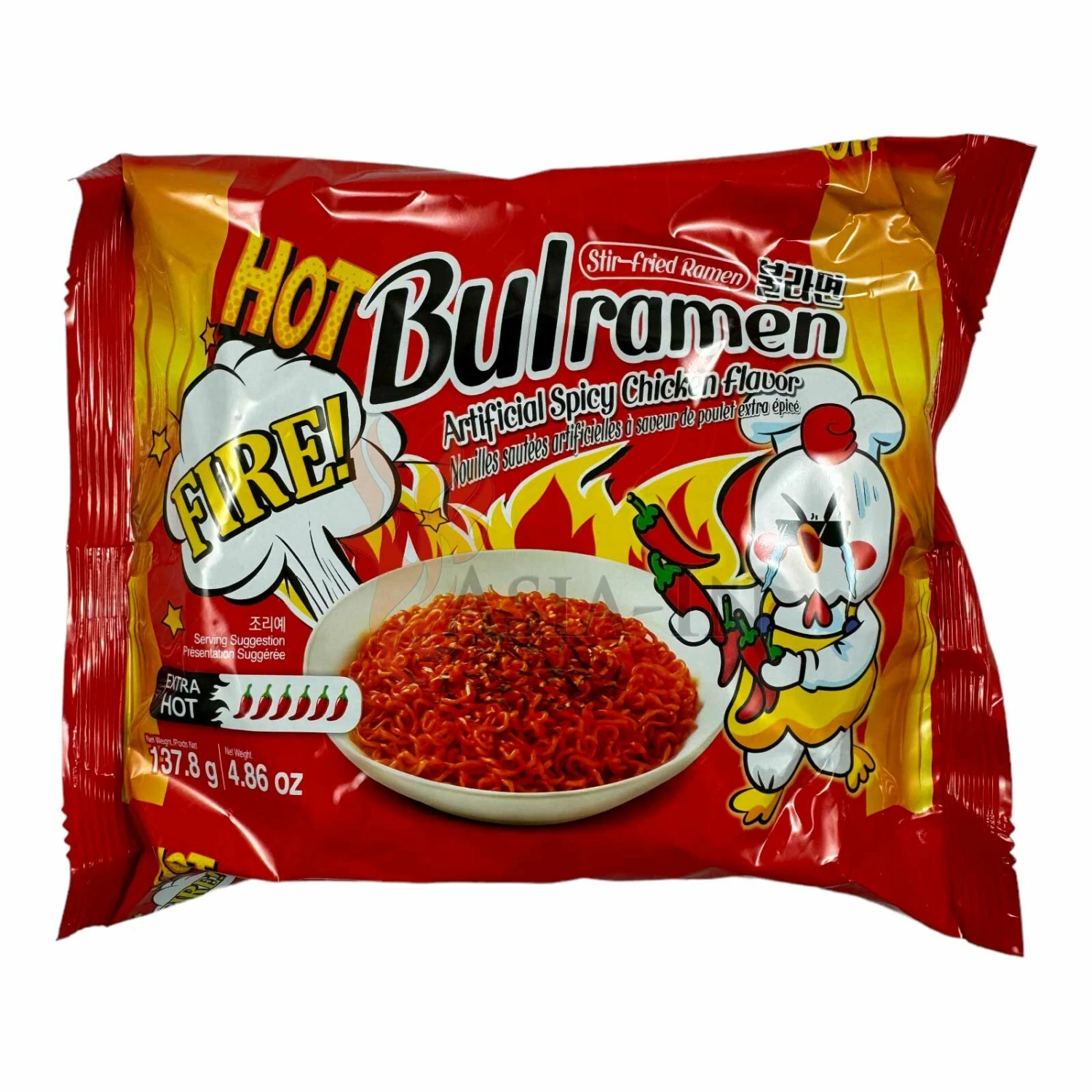 Bulramen Ramen, 2x Hot Chicken Instant Nudeln 138g 3 Bulramen Ramen, 2x Hot Chicken Instant Nudeln 138g
