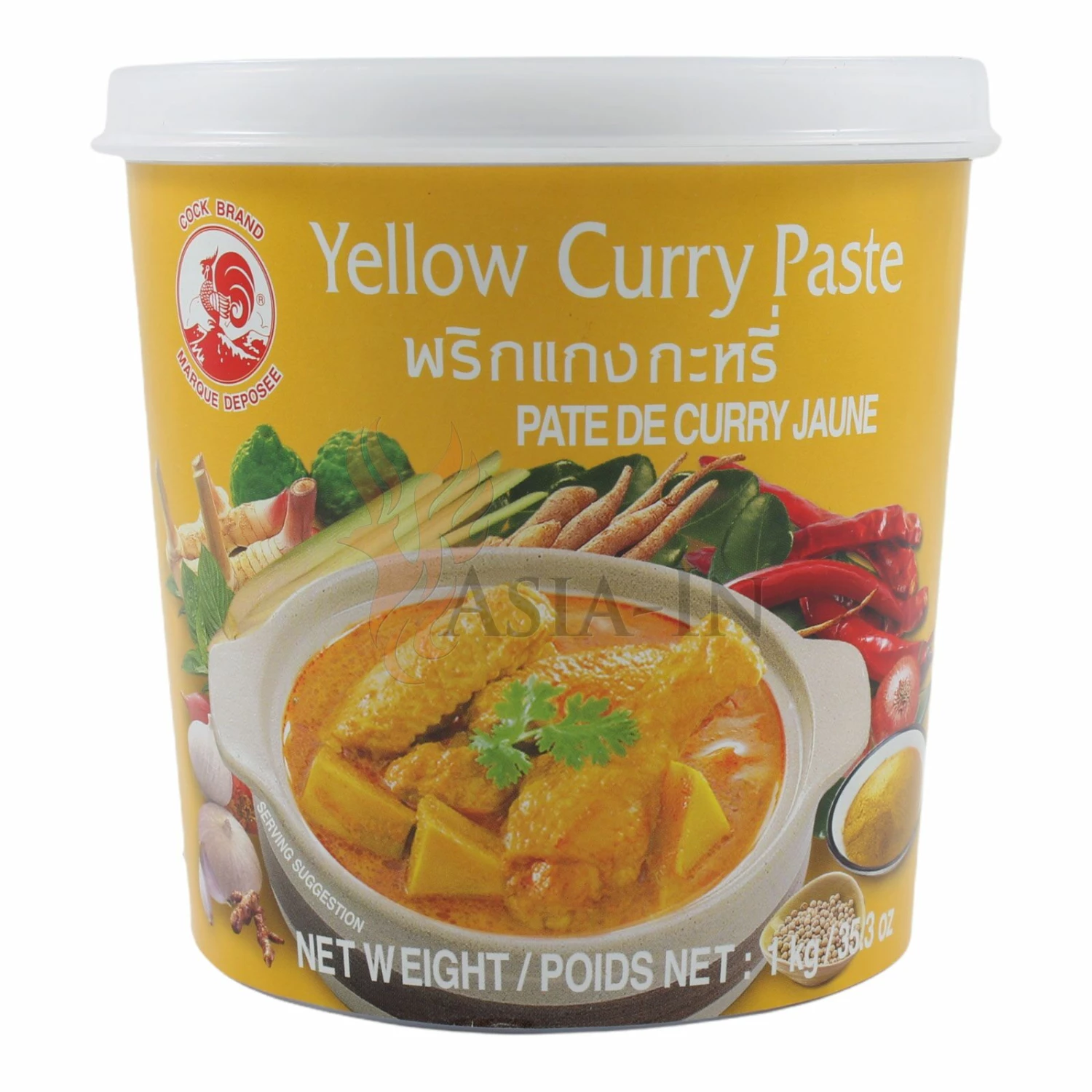 COCK Gelbe Currypaste 1kg 3 COCK Gelbe Currypaste 1kg