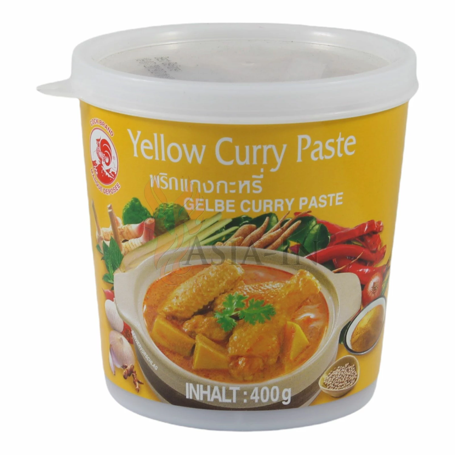 COCK Gelbe Currypaste 400g 3 COCK Gelbe Currypaste 400g