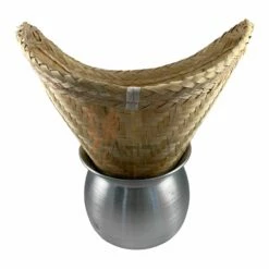 Diamond Alu Laos Topf & Bambuskorb Für Klebreis -ASIA-IN Geschäft diamond alu laos topf bambuskorb fuer klebreis