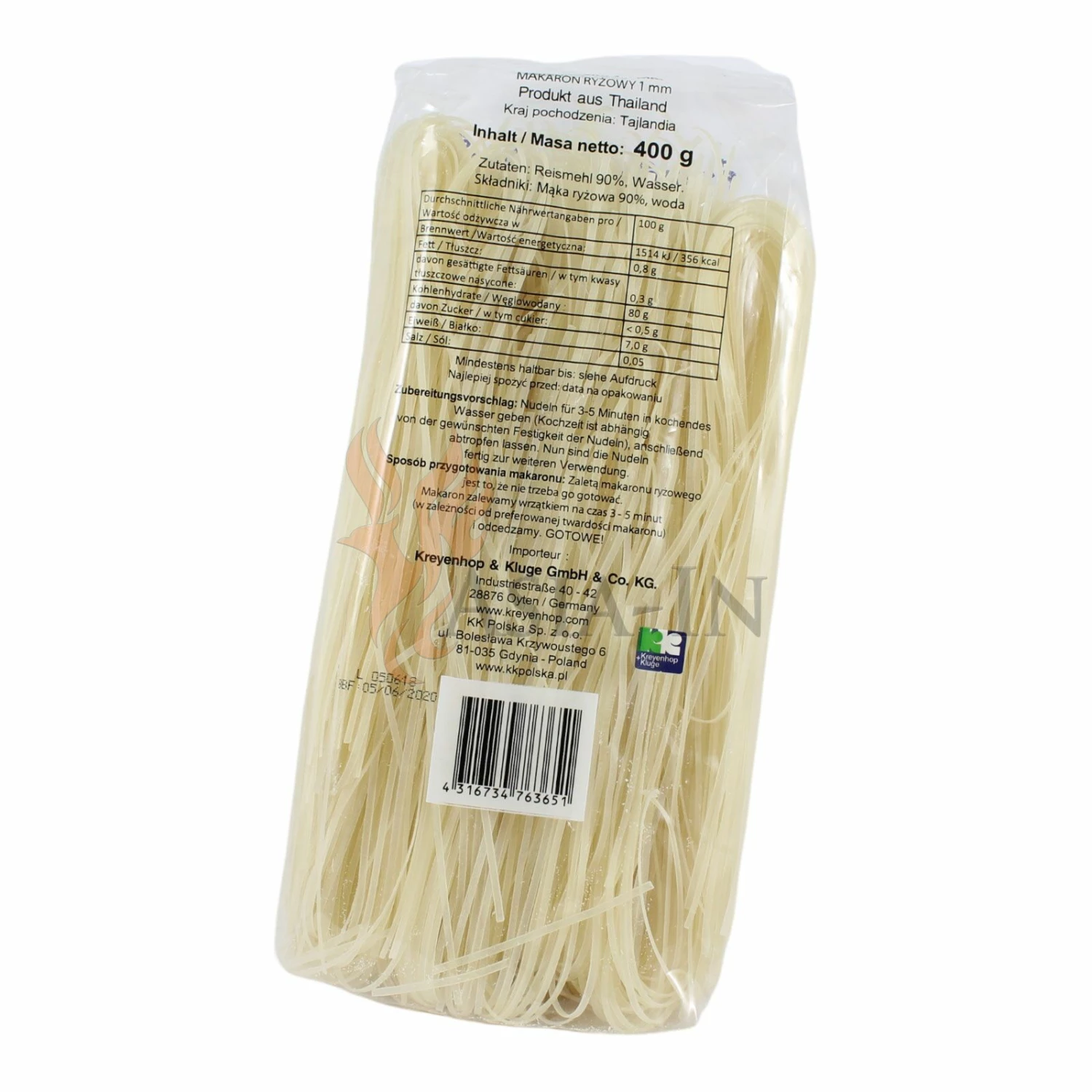 Farmer Brand Reisnudeln 1mm 400g 4 Farmer Brand Reisnudeln 1mm 400g – Bild 2