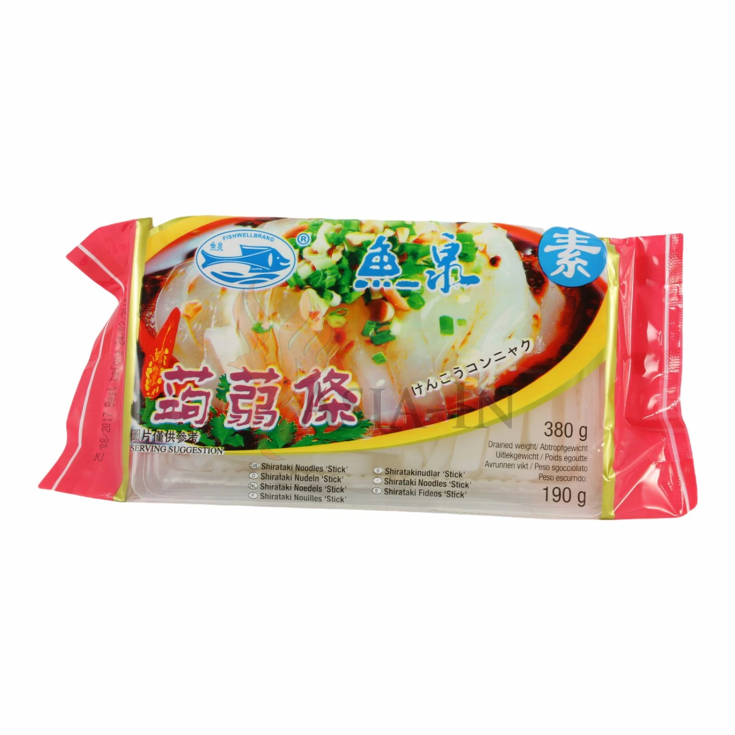Fish Well Konjak Shirataki Nudeln Streifen 190g 3 Fish Well Konjak Shirataki Nudeln Streifen 190g