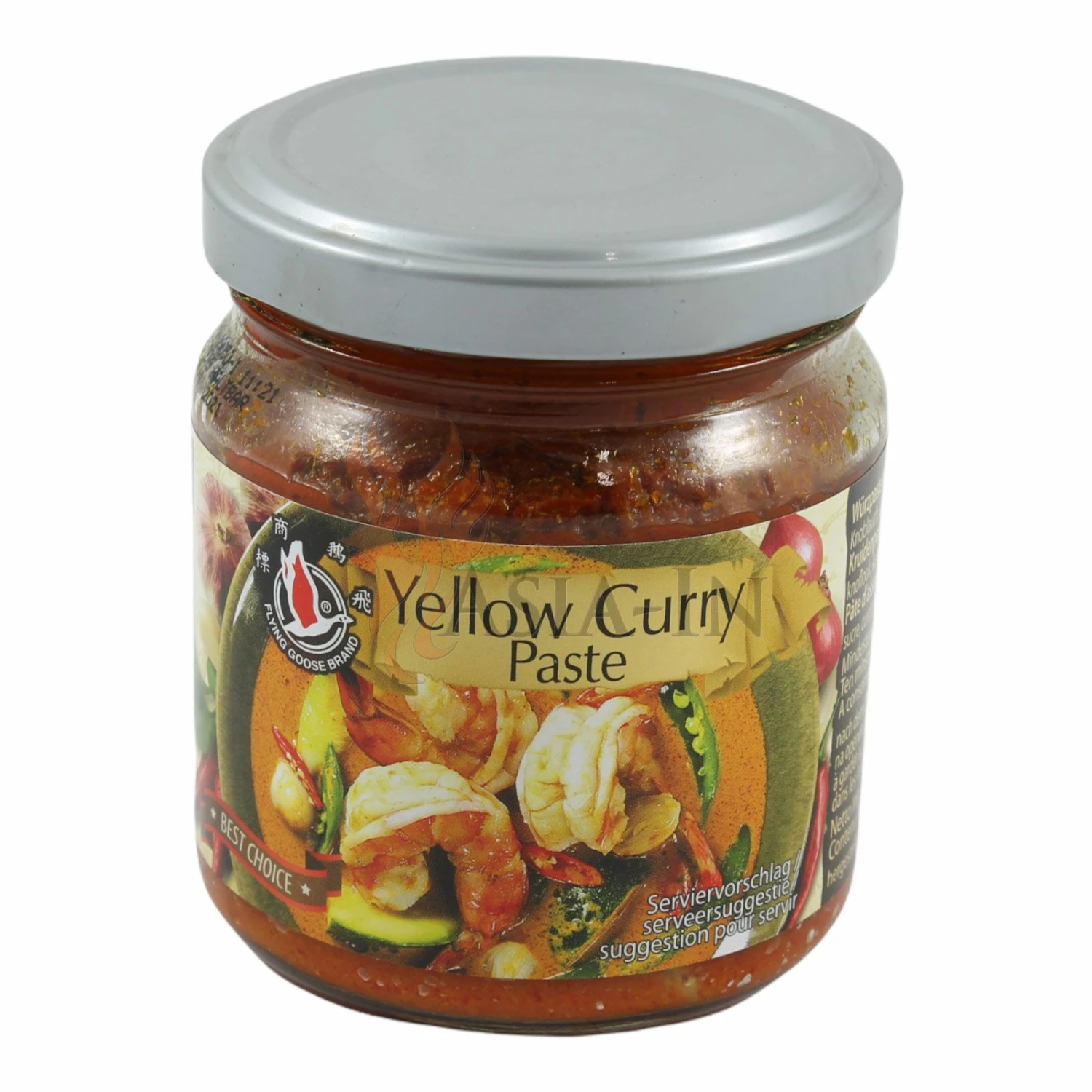 Flying Goose Gelbe Currypaste 195g 3 Flying Goose Gelbe Currypaste 195g