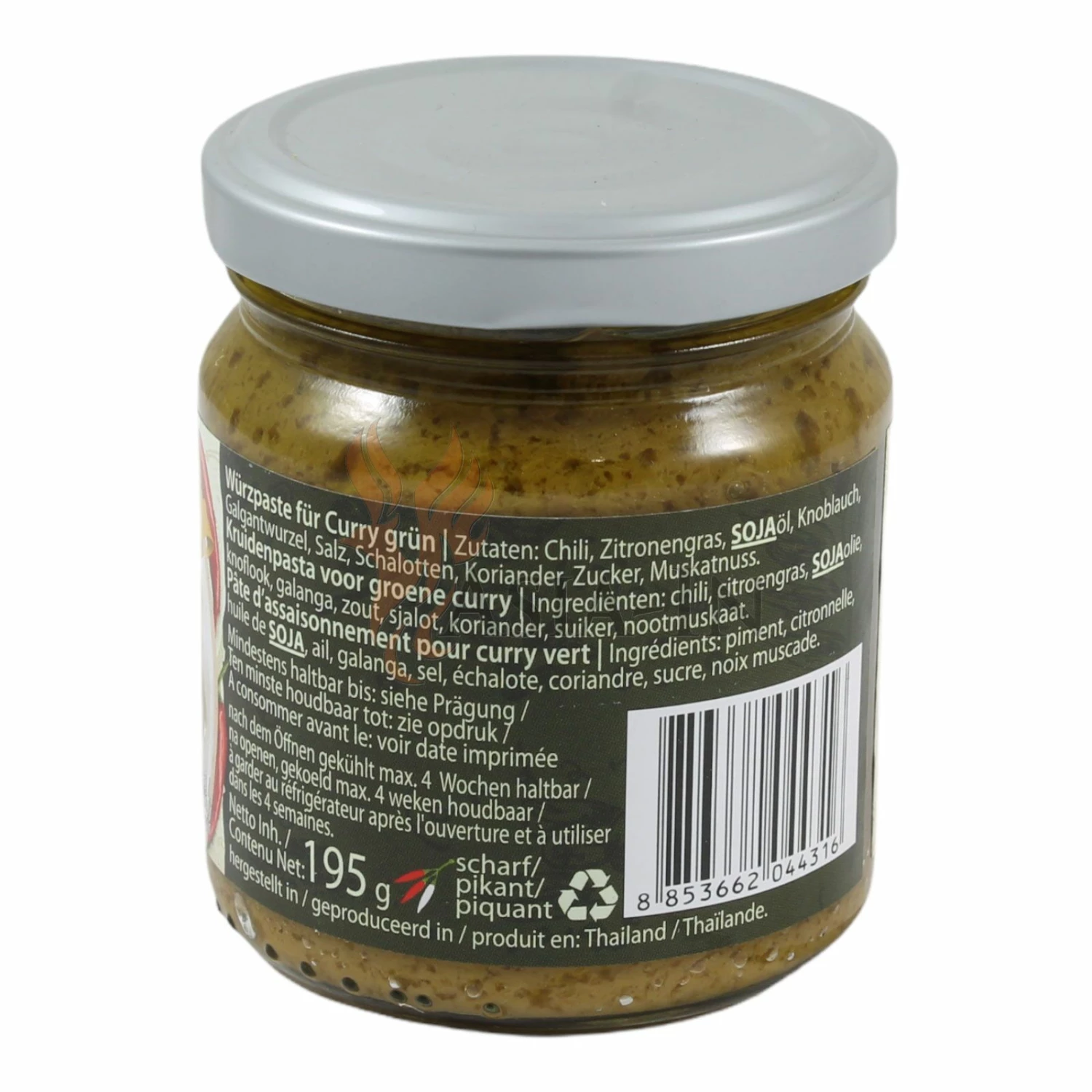 Flying Goose Grüne Currypaste 195g 4 Flying Goose Grüne Currypaste 195g – Bild 2