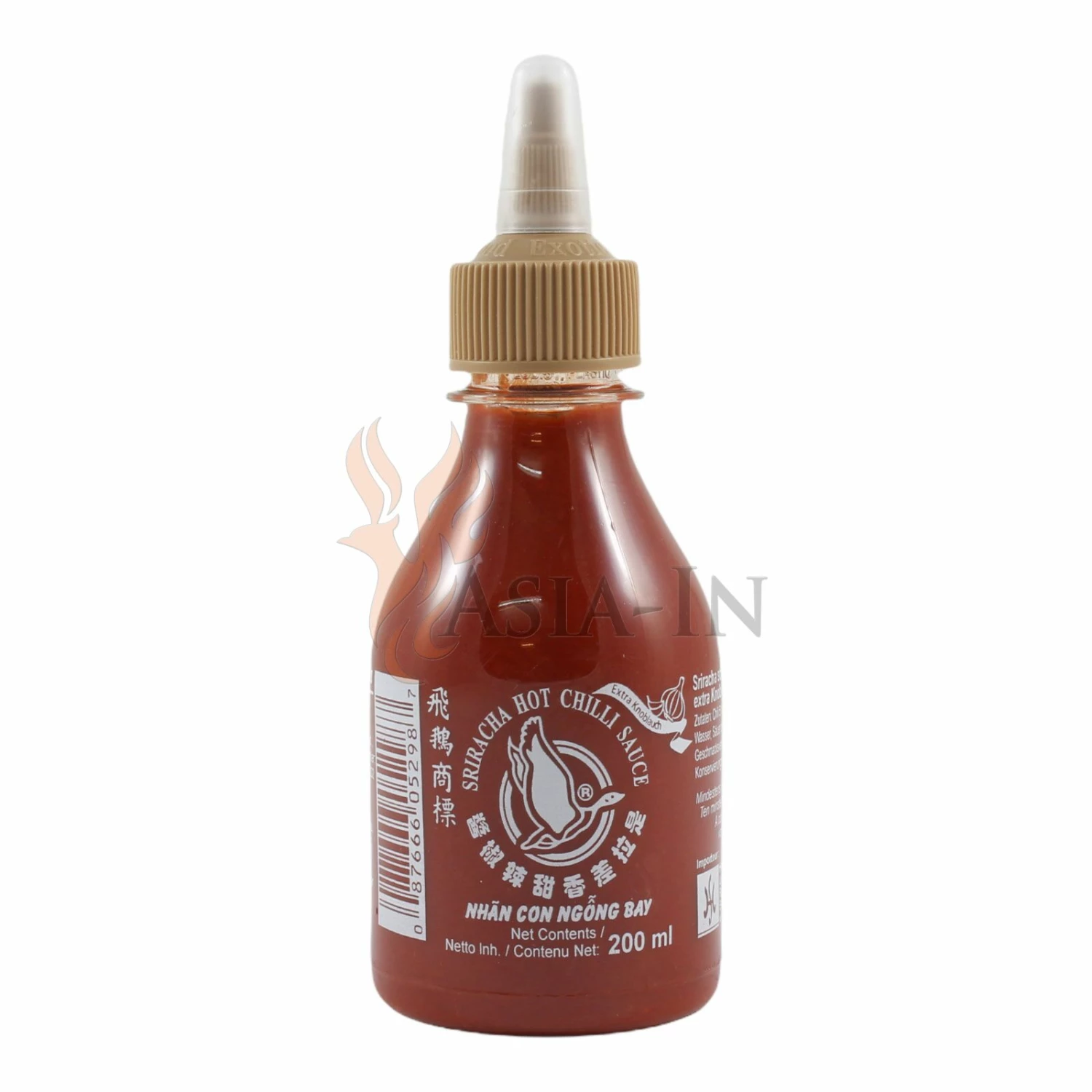Flying Goose Sriracha Chilisauce Mit Knoblauch 200ml 3 Flying Goose Sriracha Chilisauce Mit Knoblauch 200ml
