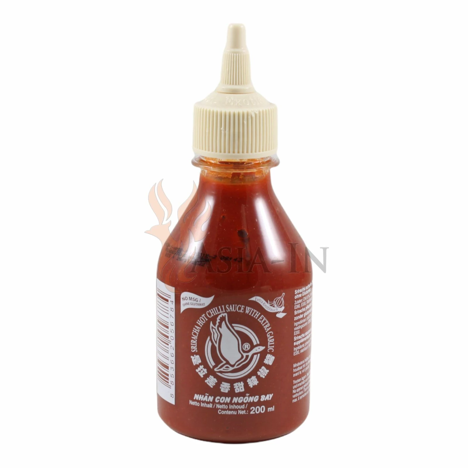 Flying Goose Sriracha Chilisauce Mit Knoblauch, Ohne Glutamat 200ml 4 Flying Goose Sriracha Chilisauce Mit Knoblauch, Ohne Glutamat 200ml – Bild 2