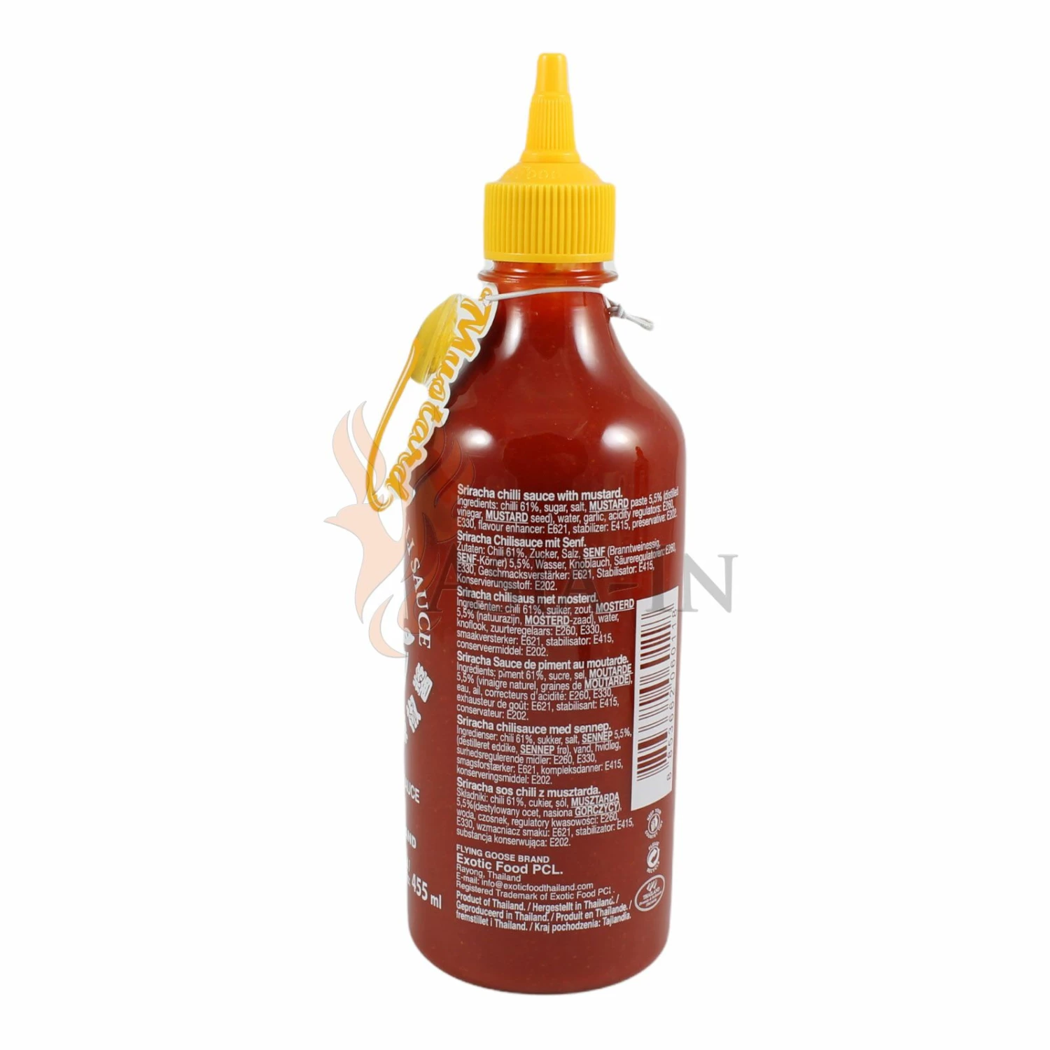 Flying Goose Sriracha Chilisauce Mit Senf 455ml 4 Flying Goose Sriracha Chilisauce Mit Senf 455ml – Bild 2