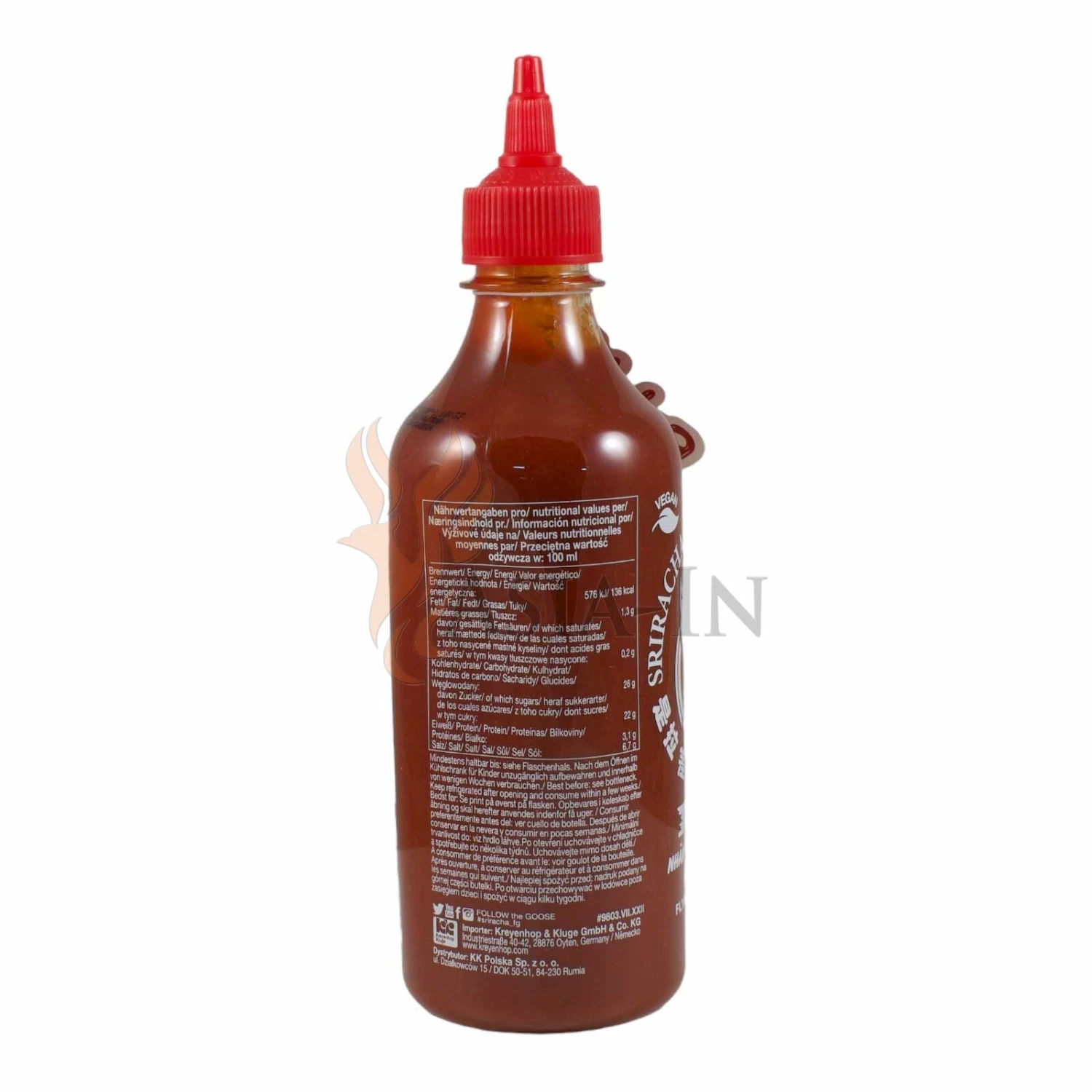 Flying Goose Sriracha, Tikka Chilisauce 455ml 4 Flying Goose Sriracha, Tikka Chilisauce 455ml – Bild 2