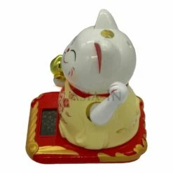 Golden Turtle Solar Glückskatze