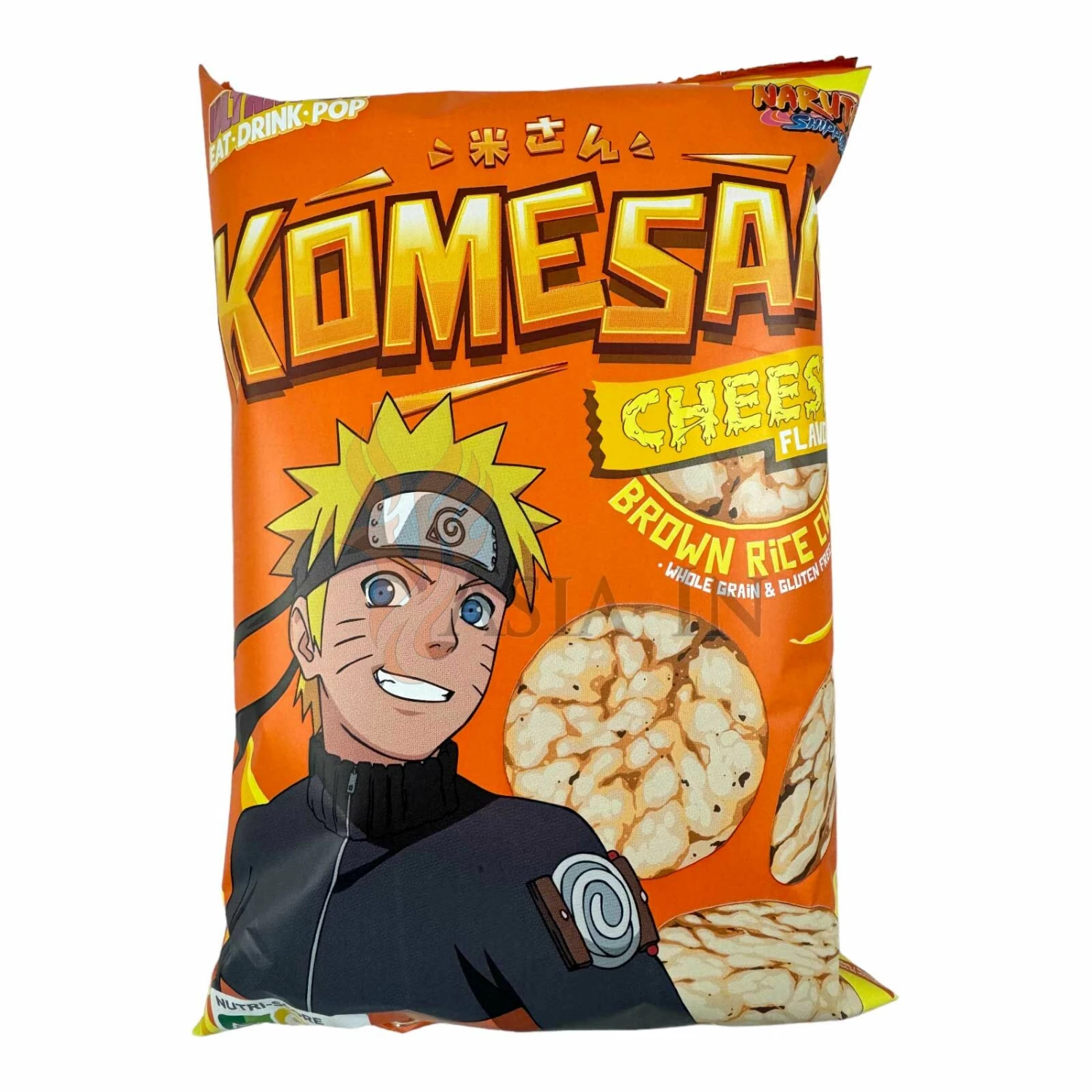 Komesan Brauner Reis Chips, Käse, Naruto 60g 4 Komesan Brauner Reis Chips, Käse, Naruto 60g – Bild 2