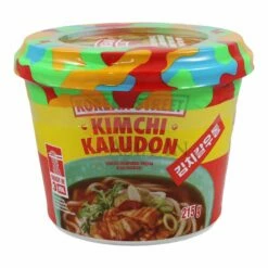 Korean Street Kimchi Kaludon Instant Nudeln Im Becher 215g -ASIA-IN Geschäft korean street kimchi kaludon instant nudeln im becher 215g