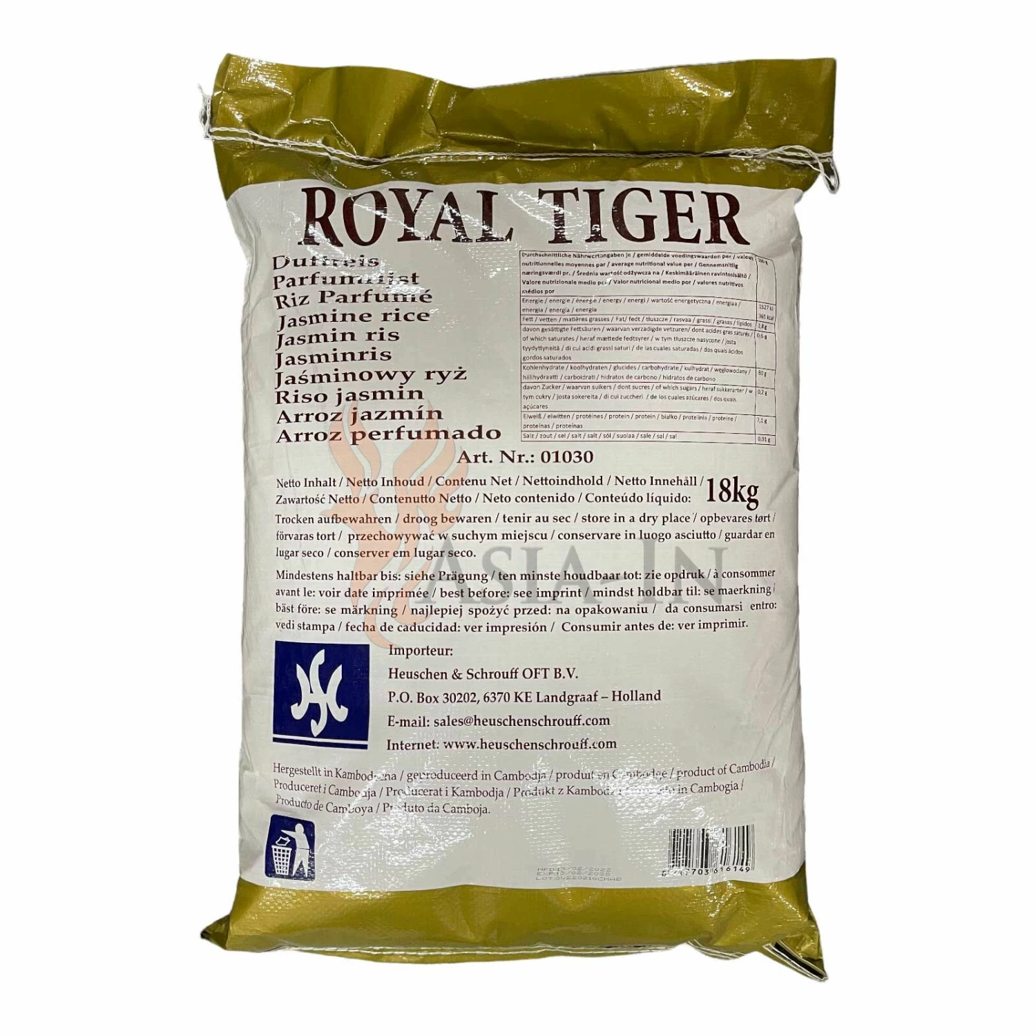 Royal Tiger Jasminreis 18kg 4 Royal Tiger Jasminreis 18kg – Bild 2