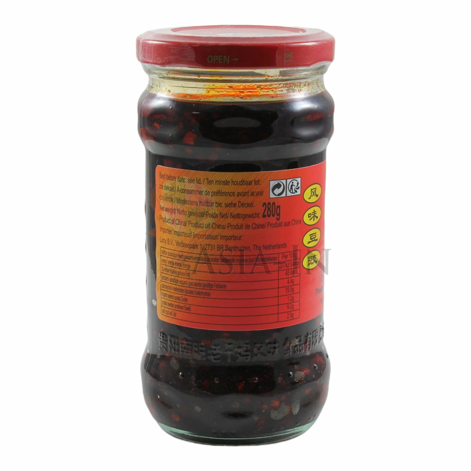 Lao Gan Ma Schwarze Bohnen In Chiliöl 280g 4 Lao Gan Ma Schwarze Bohnen In Chiliöl 280g – Bild 2