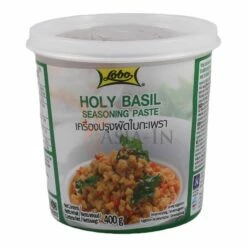 Lobo Pad Krapao Holy Basil, Basilikum Würzpaste 400g -ASIA-IN Geschäft lobo pad krapao holy basil basilikum wuerzpaste 400g