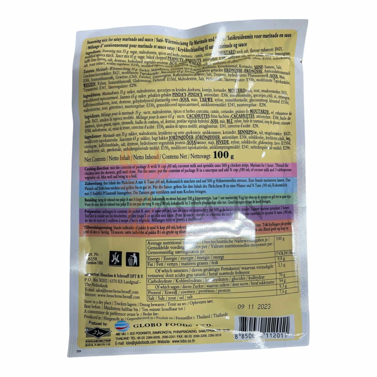 Lobo Saté Saucenmix 100g 3 Lobo Saté Saucenmix 100g