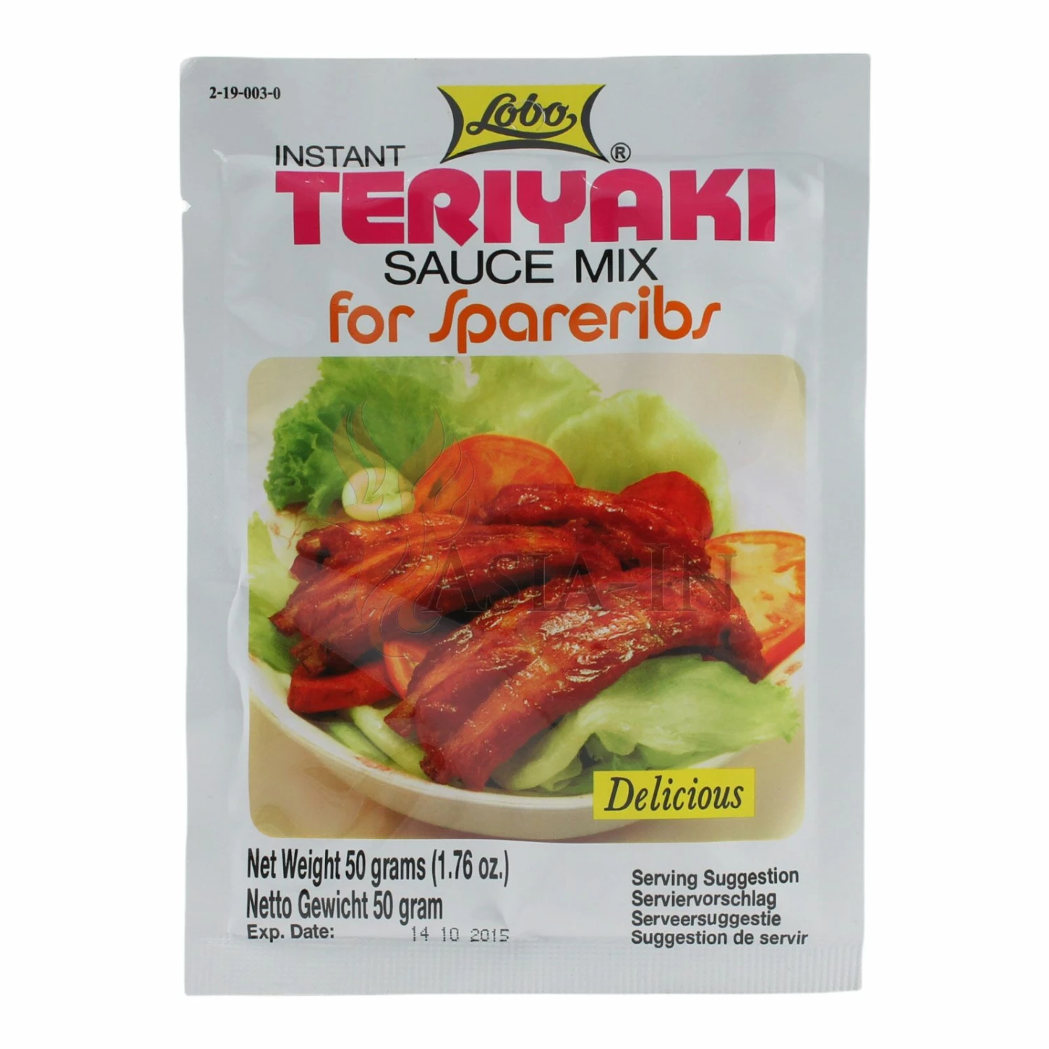 Lobo Teriyakisaucenmix Für Spare Rips 50g 3 Lobo Teriyakisaucenmix Für Spare Rips 50g