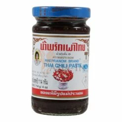 Mae Pranom Nam Prik Pau Chilipaste Mit Sojaöl 114g