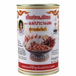 Mae Pranom Nam Prik Pau Chilipaste Mit Sojaöl 900g