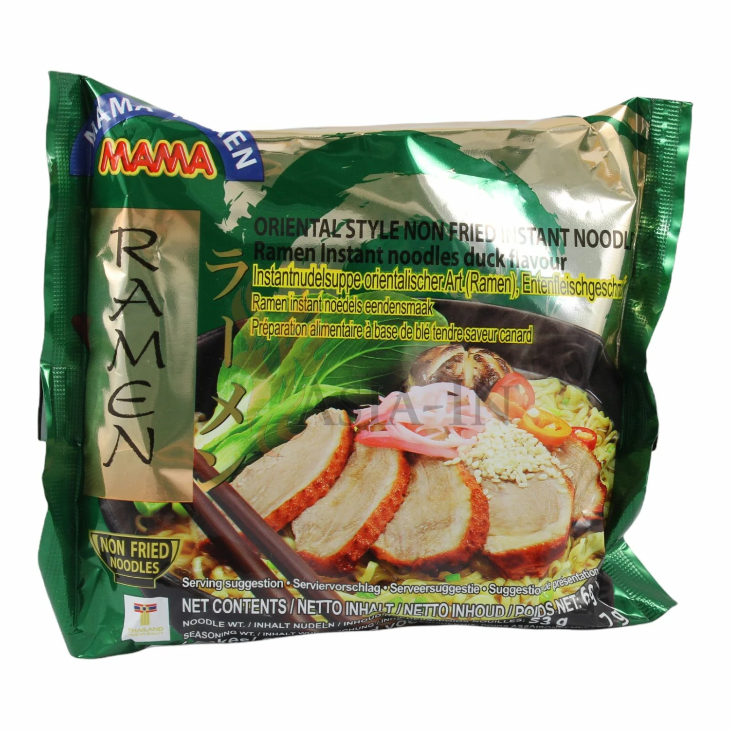 MAMA Ente, Ramen Instant Nudeln 60g 4 MAMA Ente, Ramen Instant Nudeln 60g – Bild 2