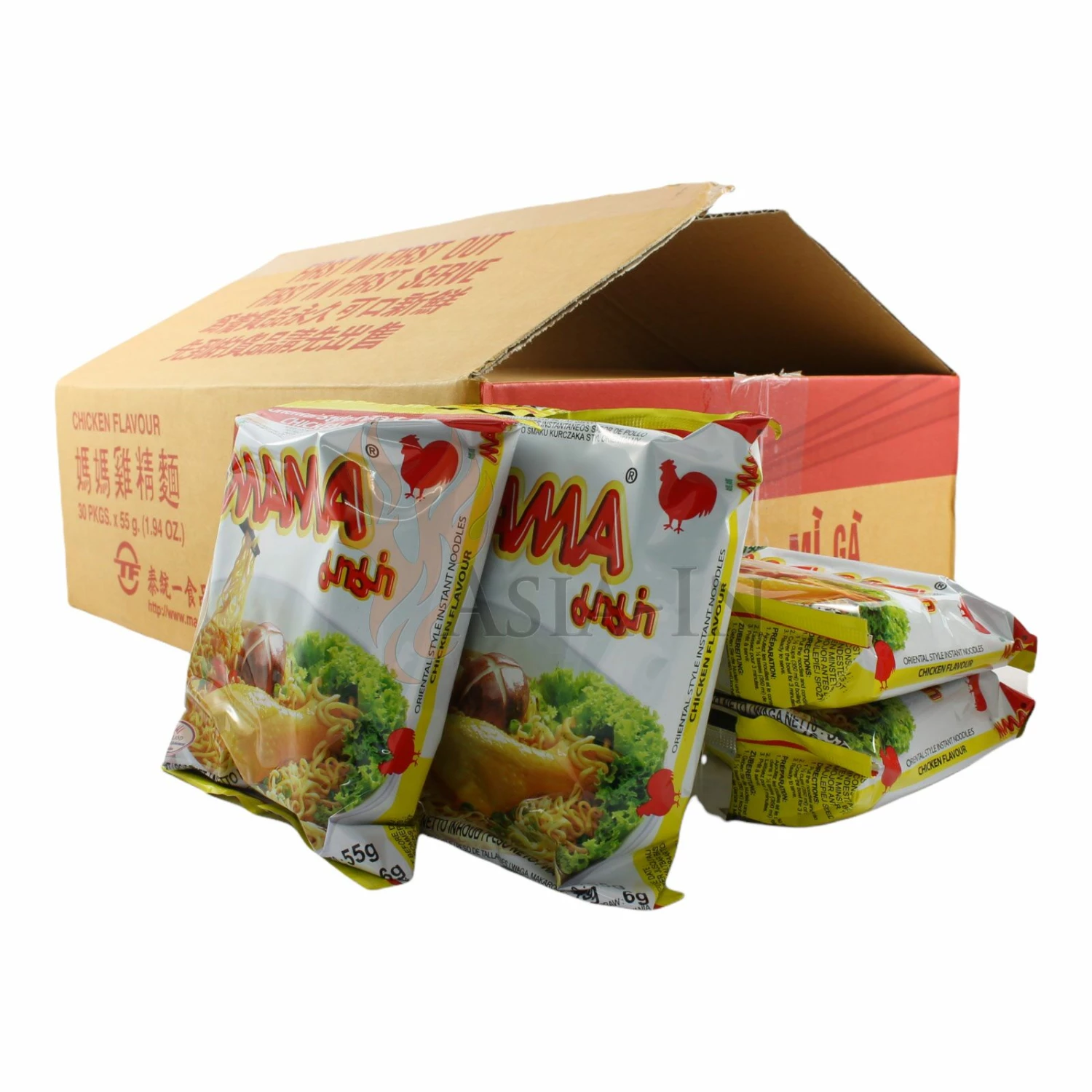 MAMA Huhn Instant Nudeln 30x55g 1,65kg 3 MAMA Huhn Instant Nudeln 30x55g 1,65kg