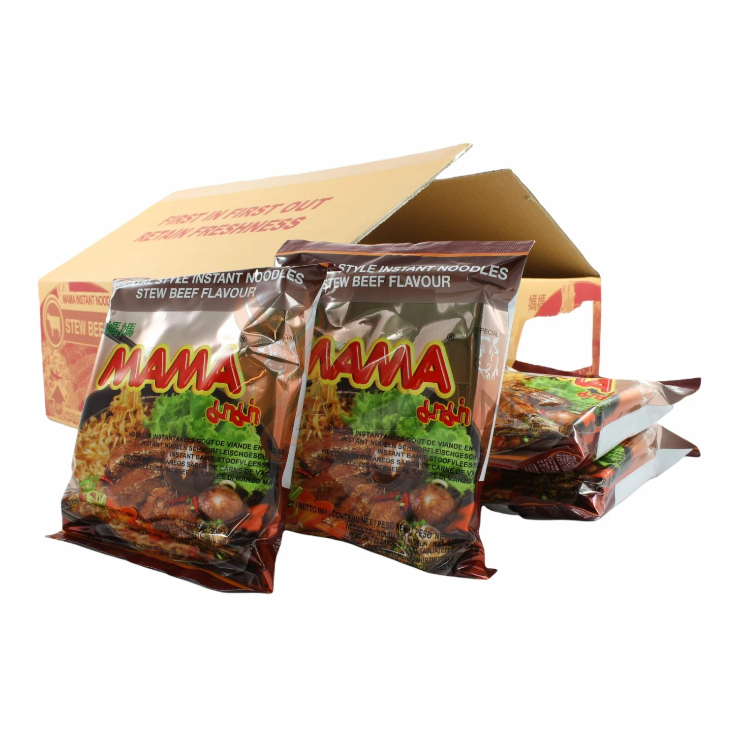 MAMA Rind Instant Nudeln 30x60g 1,8kg 4 MAMA Rind Instant Nudeln 30x60g 1,8kg – Bild 2