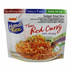 MAMA Rotes Curry Instant Gebratener Reis Mit Garnelen 80g