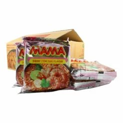 MAMA Tom Yum Garnelen Instant Nudeln 20x90g 1,8kg -ASIA-IN Geschäft mama tom yum garnelen instant nudeln 20x90g 18kg
