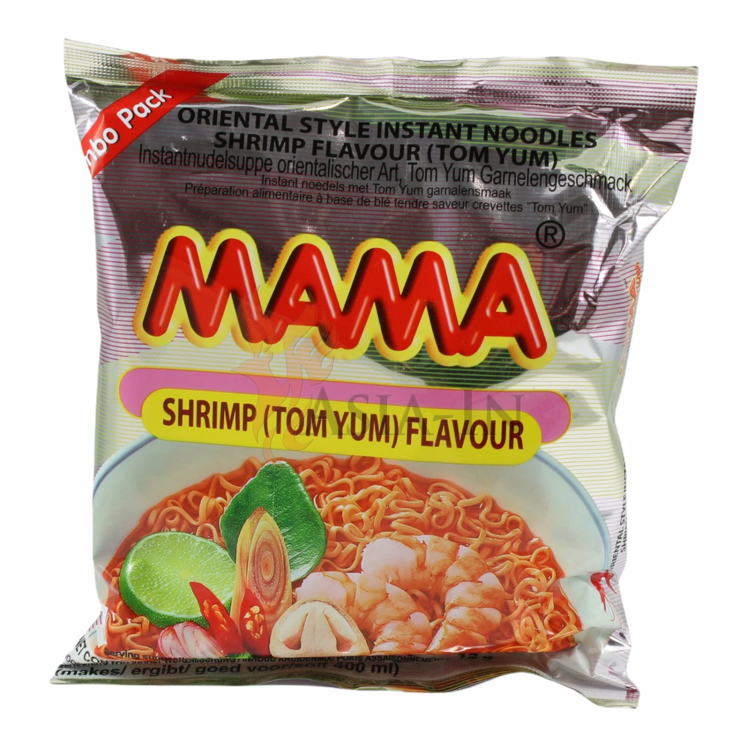 MAMA Tom Yum Garnelen Instant Nudeln 90g 3 MAMA Tom Yum Garnelen Instant Nudeln 90g