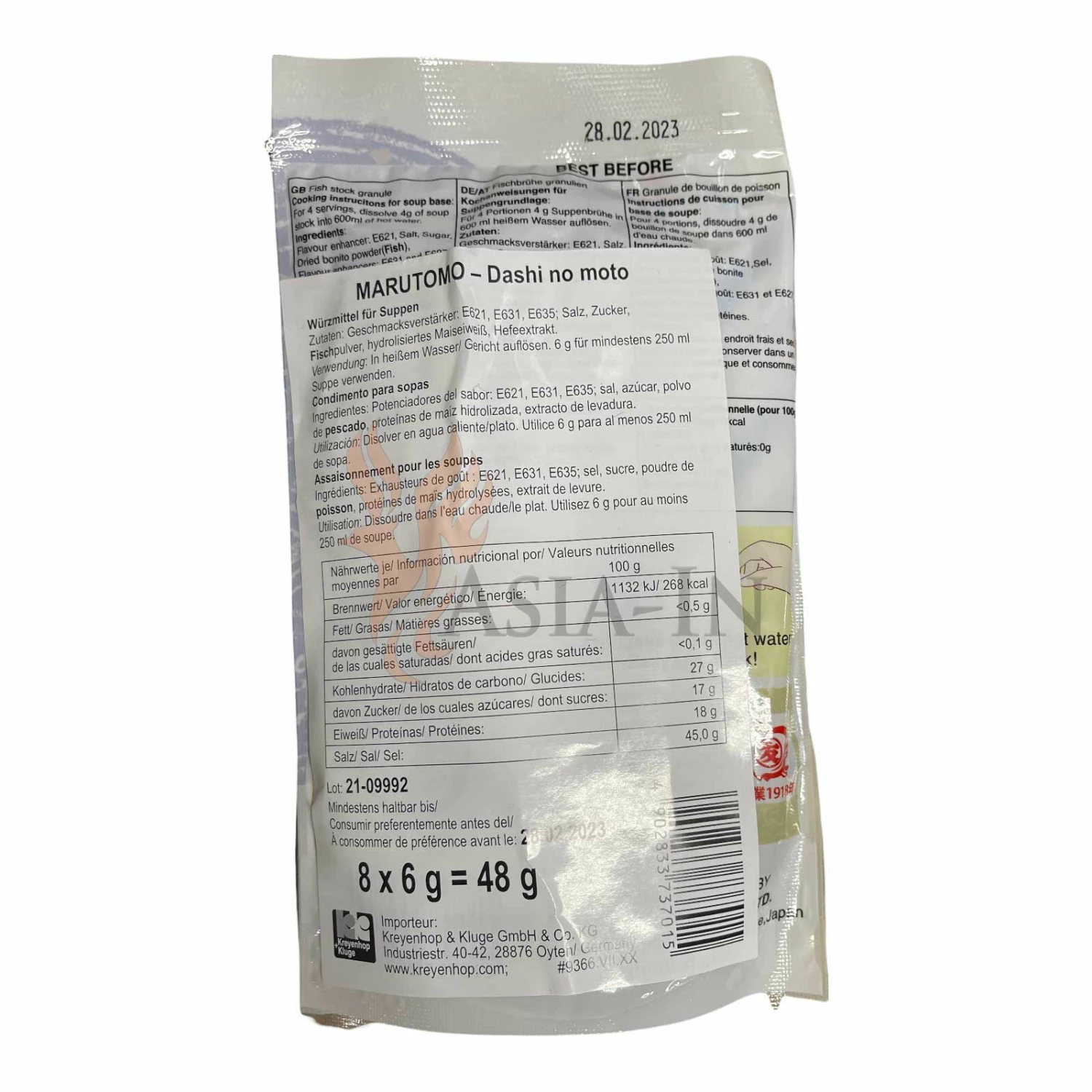 Marumoto Dashi No Moto Würzmischung 48g 4 Marumoto Dashi No Moto Würzmischung 48g – Bild 2