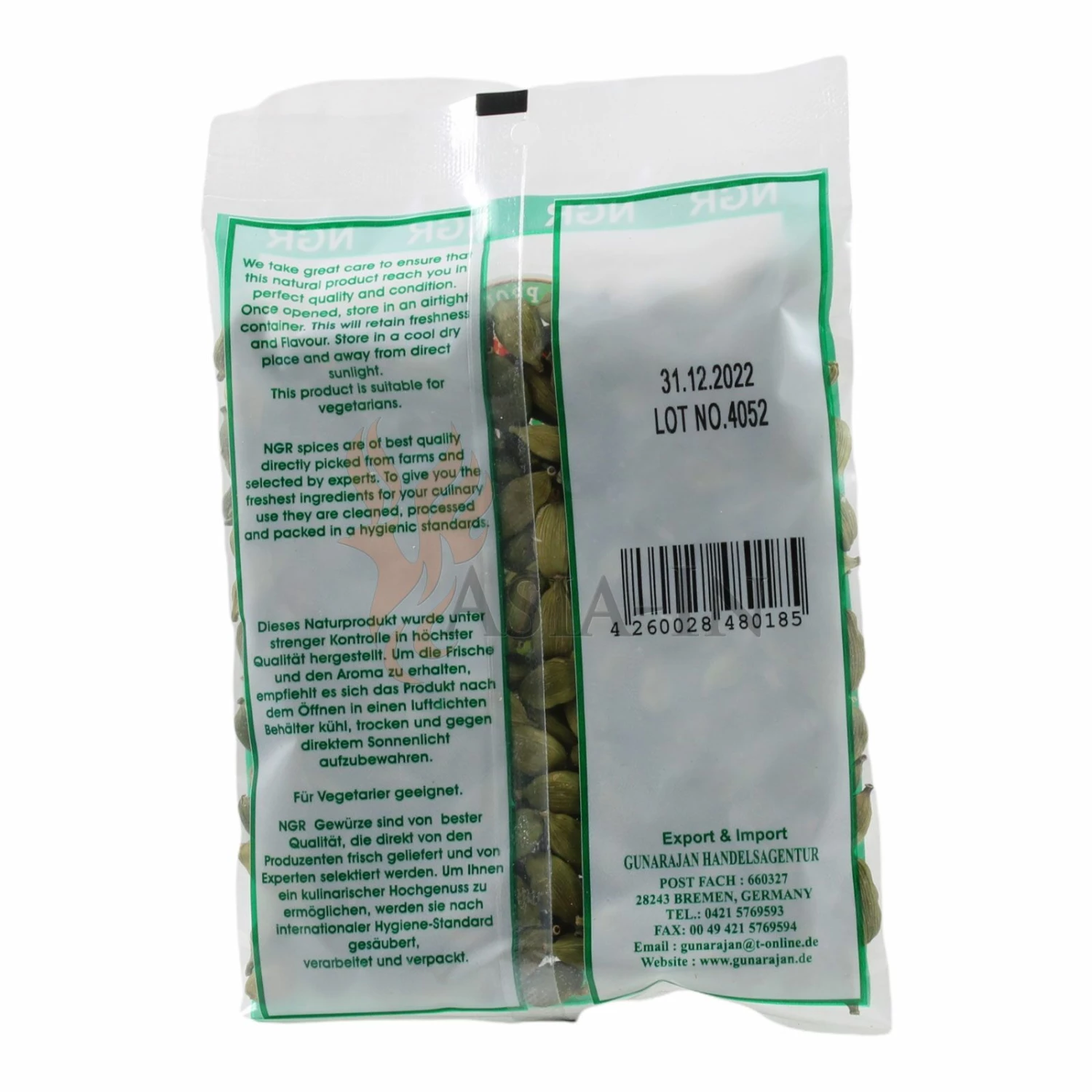 NGR Kardamom Grün 50g 3 NGR Kardamom Grün 50g