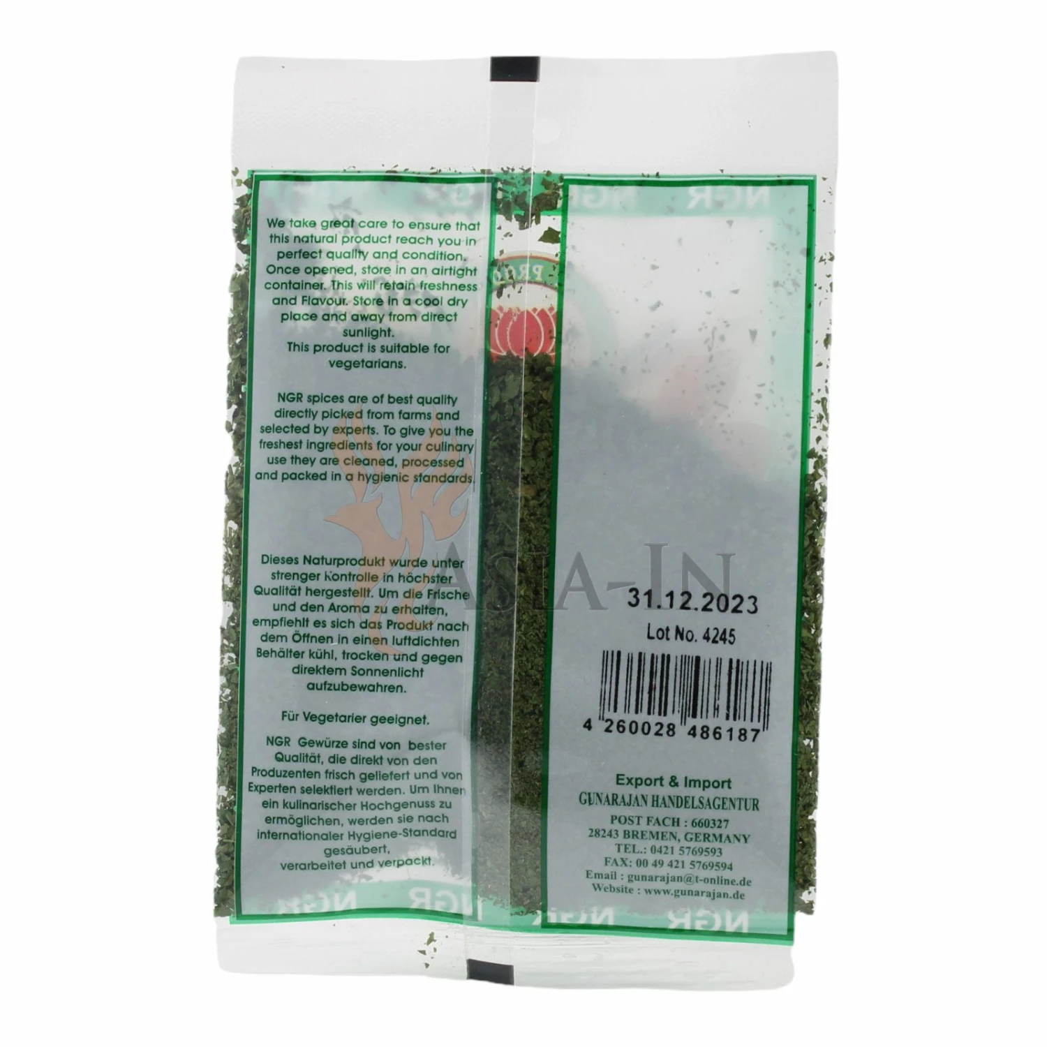 NGR Korianderblätter Getrocknet 10g 4 NGR Korianderblätter Getrocknet 10g – Bild 2