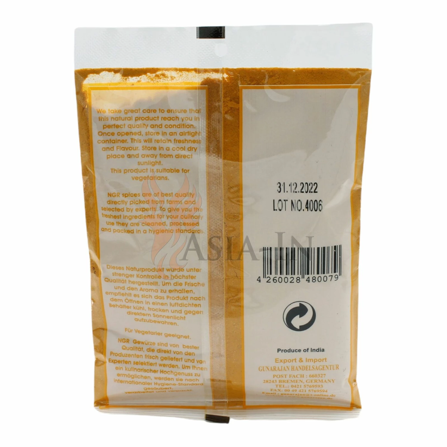 NGR Kurkumapulver 100g 4 NGR Kurkumapulver 100g – Bild 2