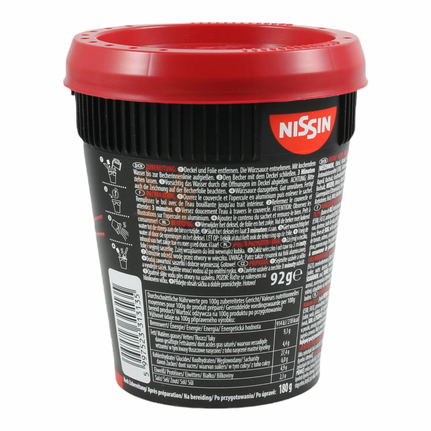 Nissin Chili Sobanudeln Im Becher 92g 5 Nissin Chili Sobanudeln Im Becher 92g – Bild 3