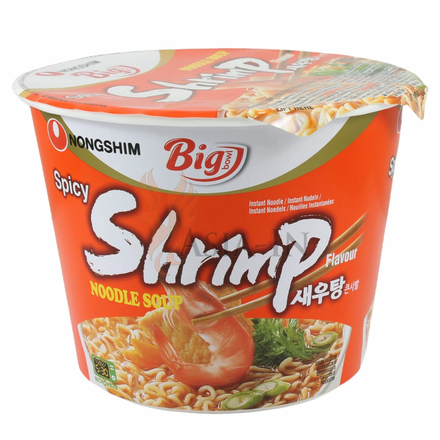 NongShim Garnelen Instant Nudeln Big Bowl 115g 3 NongShim Garnelen Instant Nudeln Big Bowl 115g