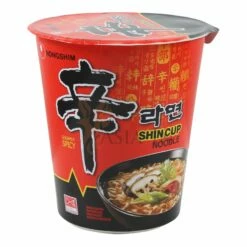 NongShim Shin Ramyun, Hot & Spicy Instant Nudeln Im Becher, 12x68g 816g -ASIA-IN Geschäft nongshim shin ramyun hot spicy instant nudeln im becher 12x68g 816g2