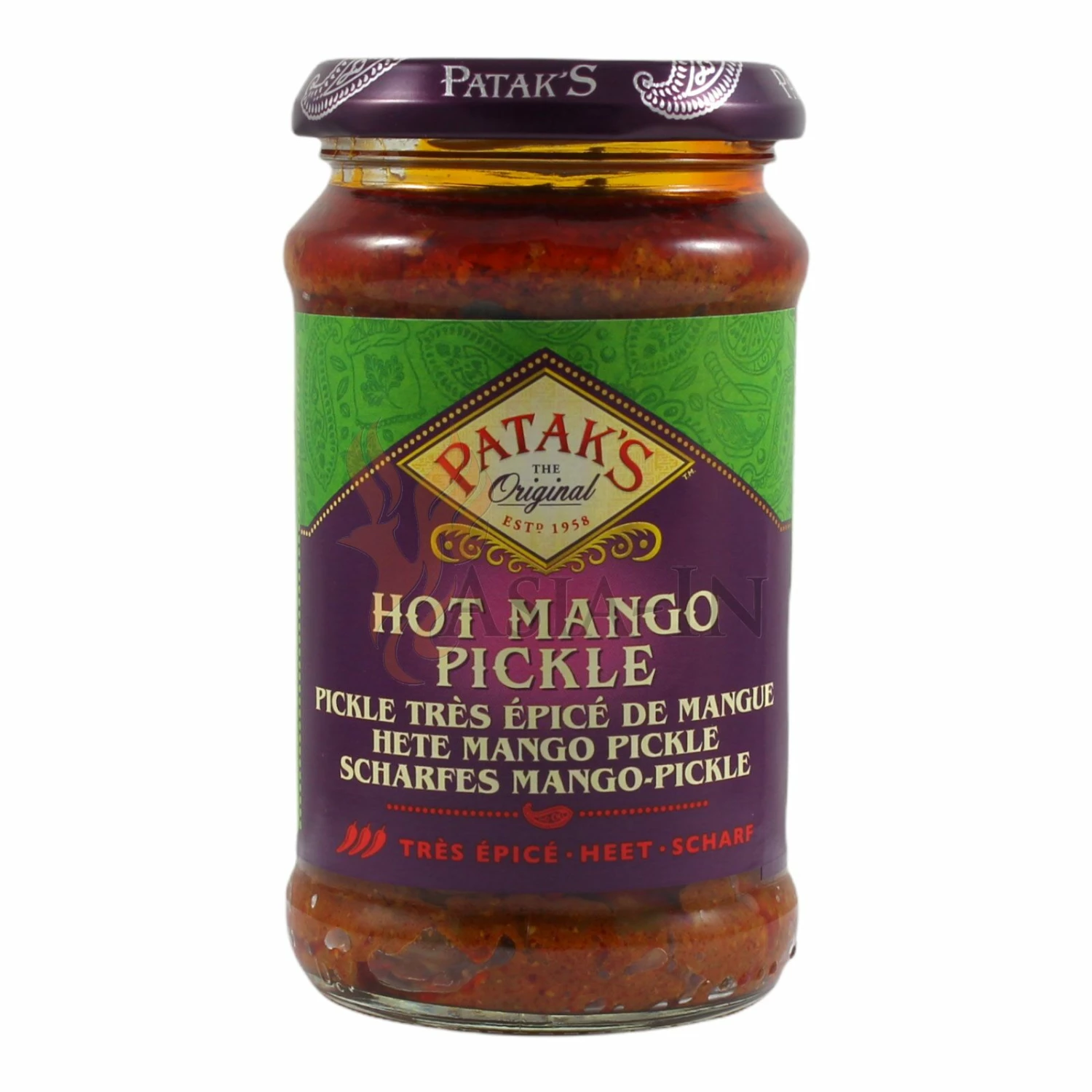 Patak's Scharfe Mango Pickle 283g 4 Patak's Scharfe Mango Pickle 283g – Bild 2