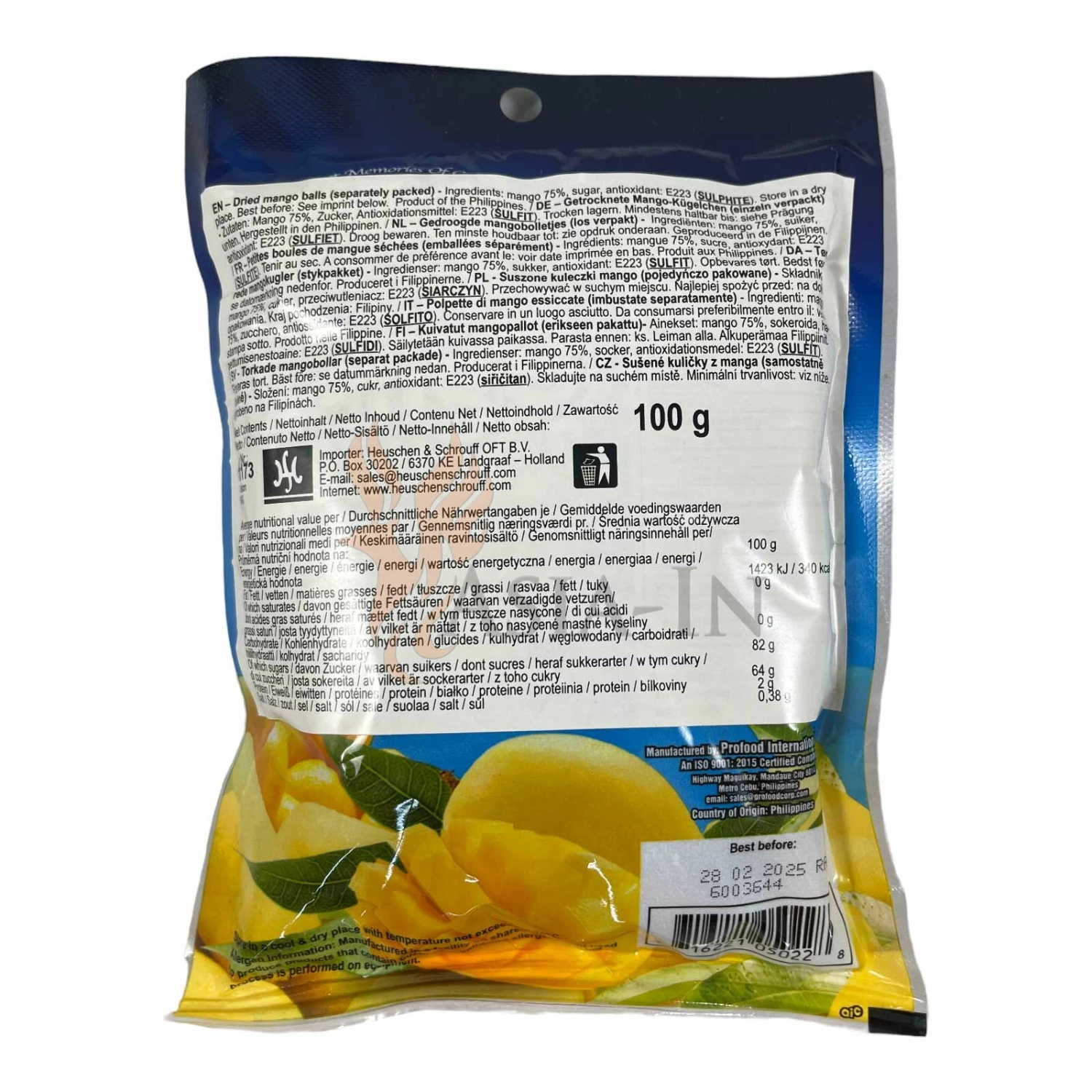 Philippine Brand Mangobällchen 100g 3 Philippine Brand Mangobällchen 100g