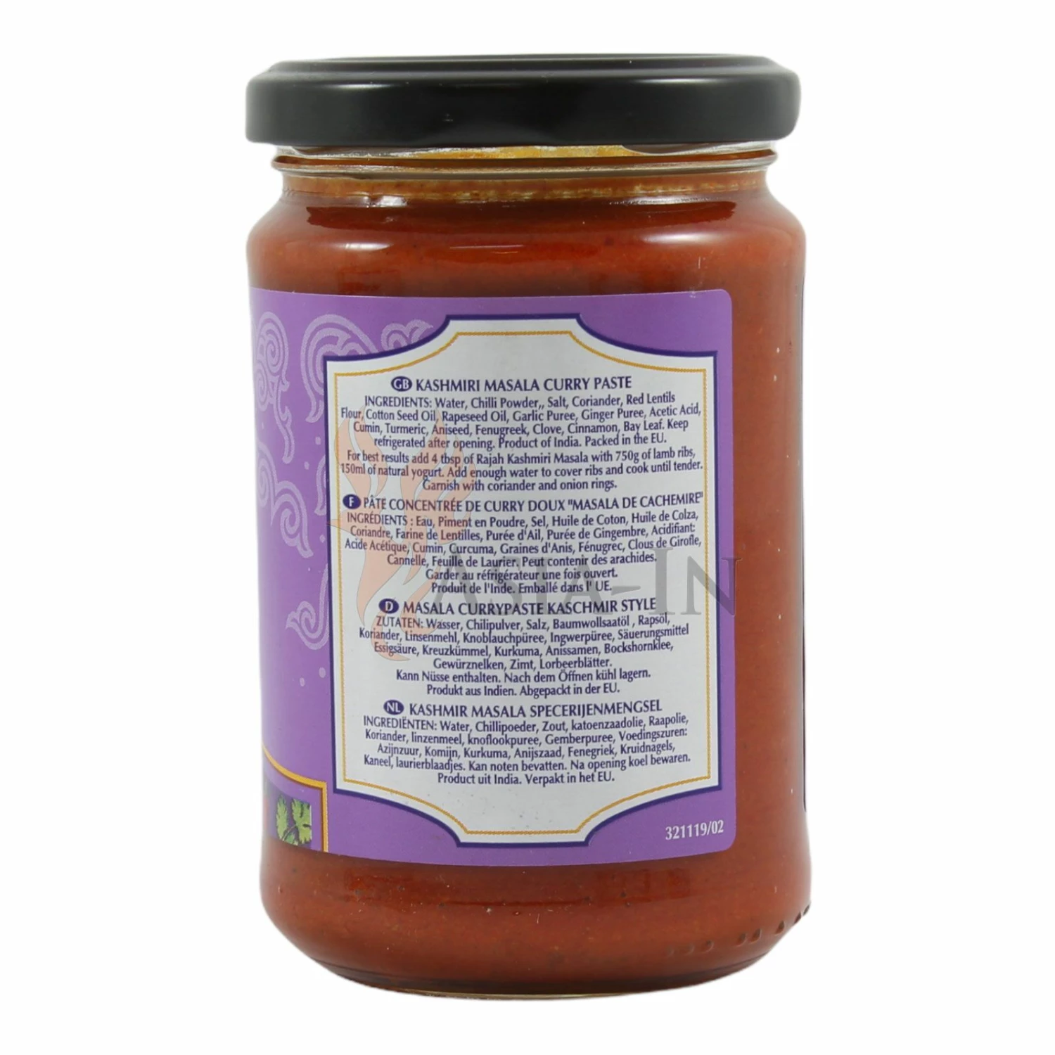 Rajah Kashmiri Masala Currypaste 300g 3 Rajah Kashmiri Masala Currypaste 300g