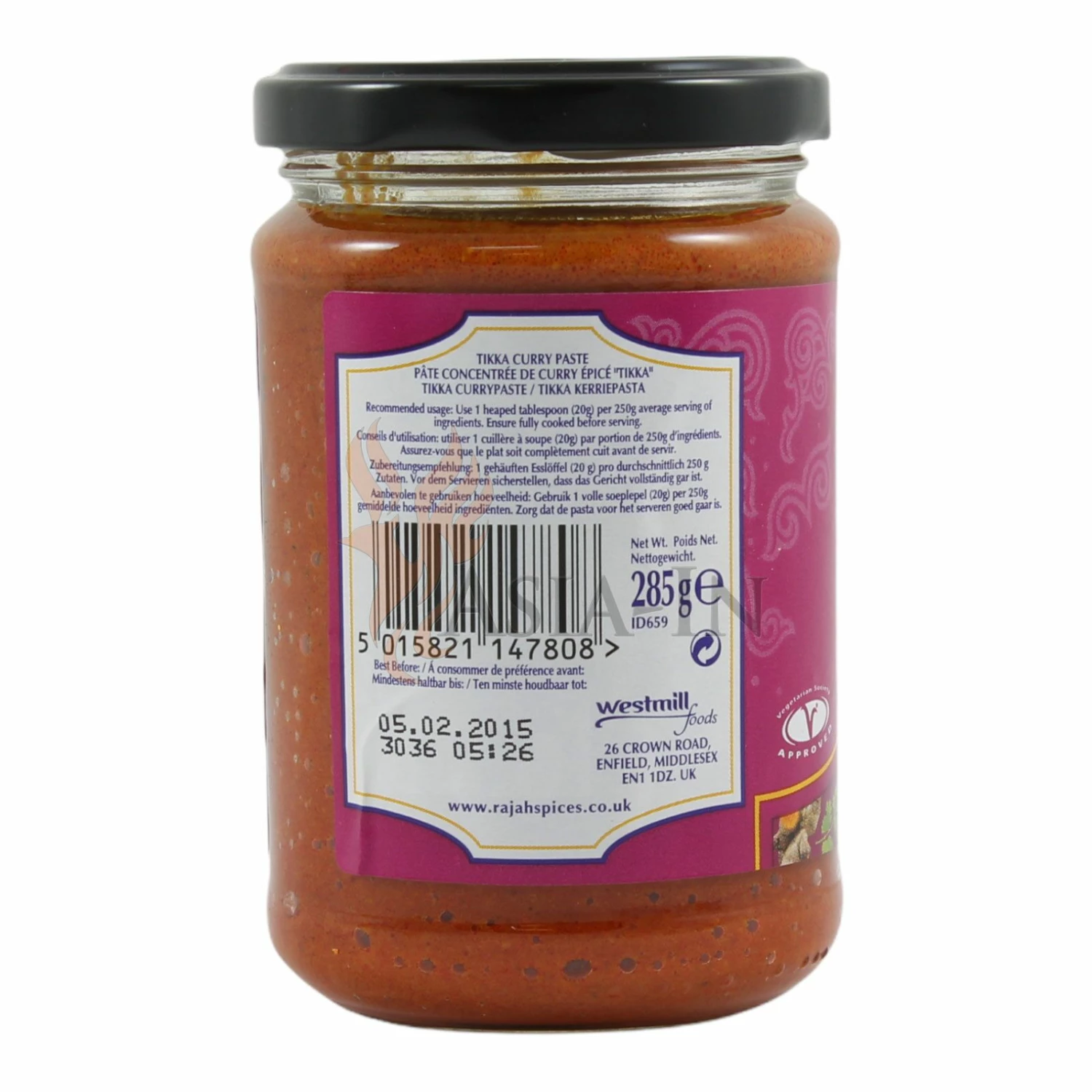 Rajah Tikka Currypaste 300g 4 Rajah Tikka Currypaste 300g – Bild 2