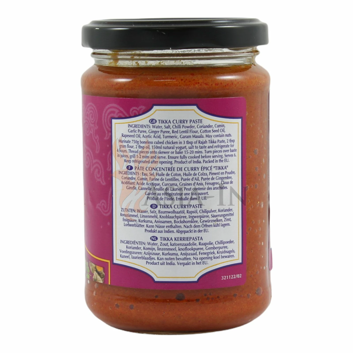 Rajah Tikka Currypaste 300g 3 Rajah Tikka Currypaste 300g