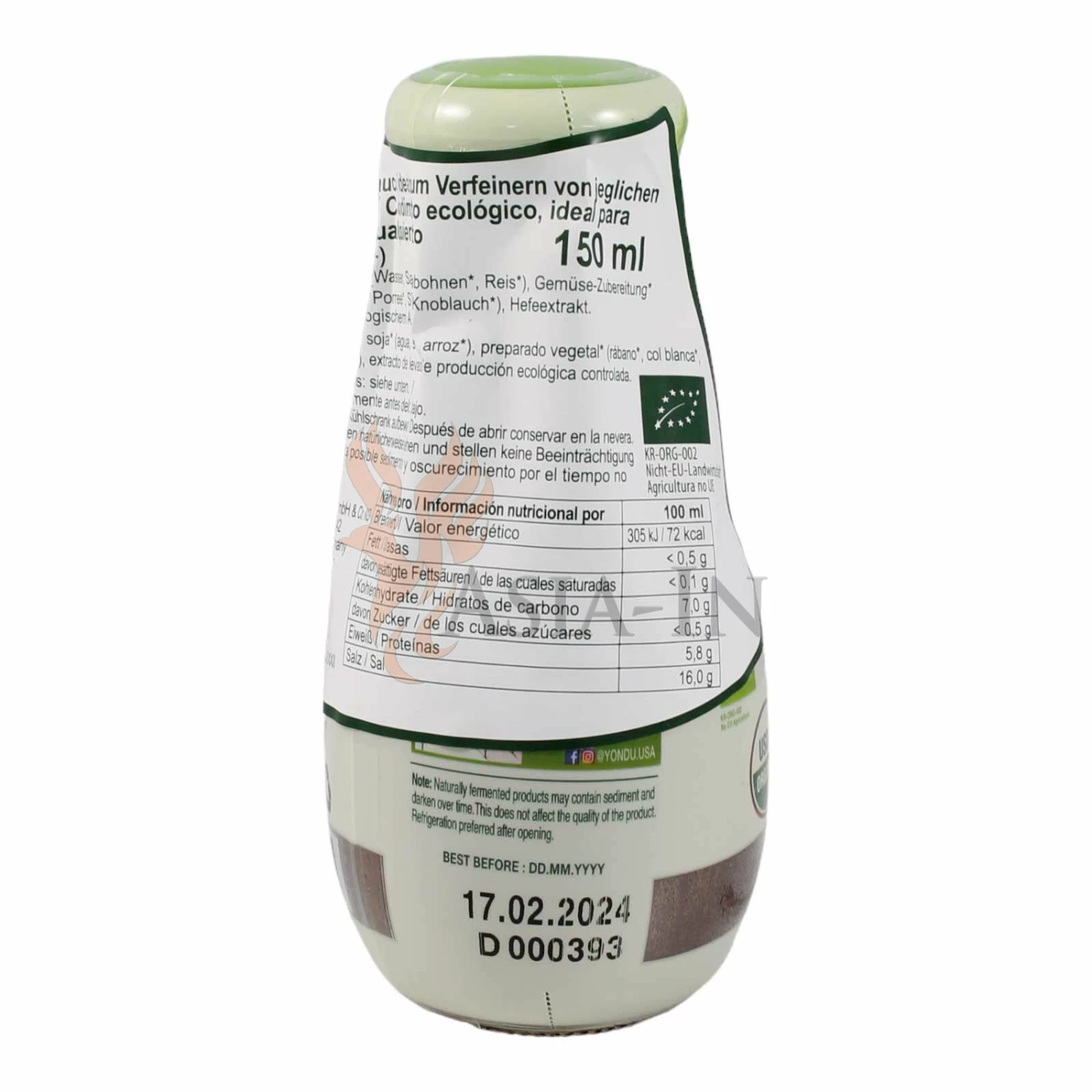 Sempio Bio, Yondu Gemüse Umami 150ml 5 Sempio Bio, Yondu Gemüse Umami 150ml – Bild 3