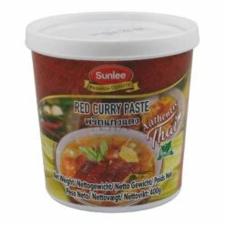 Sunlee Rotes Curry Currypaste Vegan 400g 7 Sunlee Rotes Curry Currypaste Vegan 400g -ASIA-IN Geschäft sunlee rotes curry currypaste vegan 400g