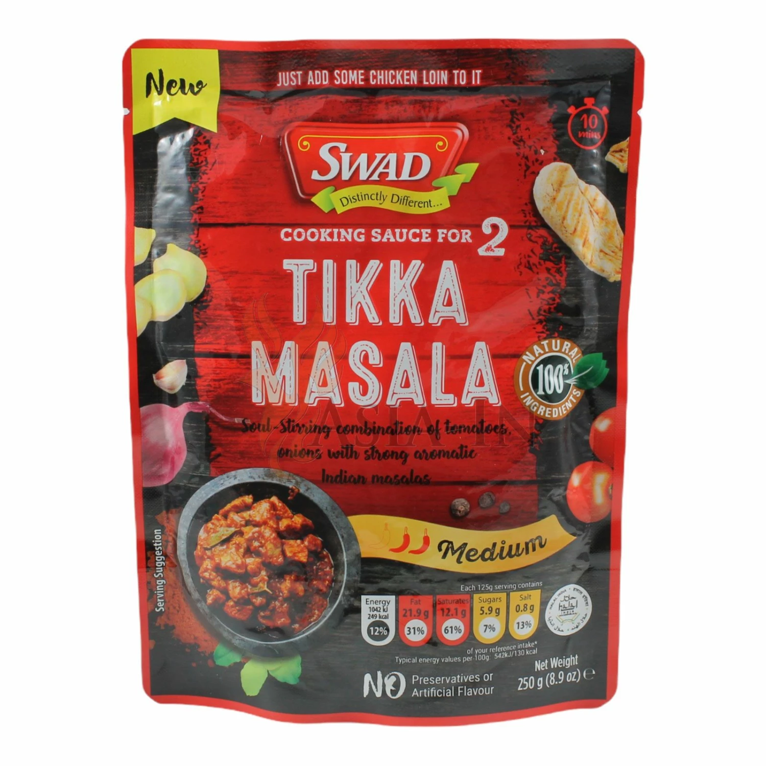 Swad Tikka Masala Sauce 250g 3 Swad Tikka Masala Sauce 250g
