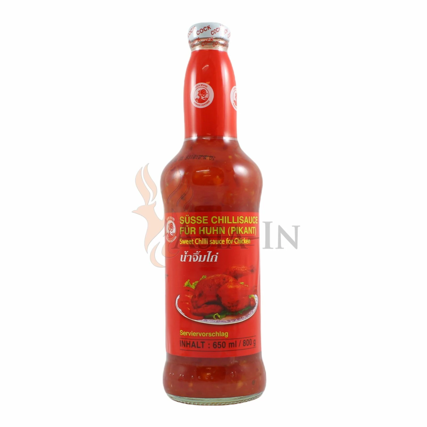 COCK Süße Chilisauce 800g 4 COCK Süße Chilisauce 800g – Bild 2