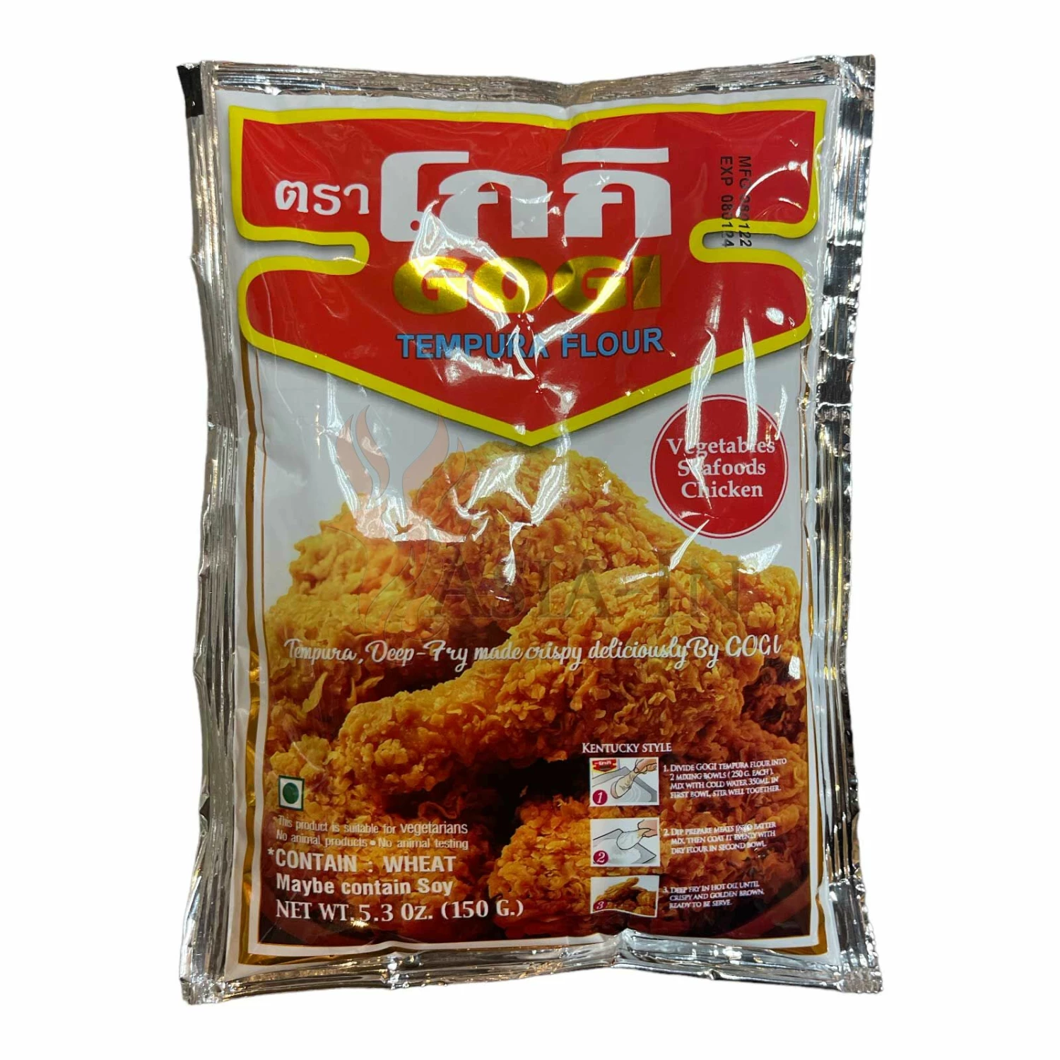 Tempuramehl, Panade Für Fleisch Oder Gemüse, Gogi 150g 4 Tempuramehl, Panade Für Fleisch Oder Gemüse, Gogi 150g – Bild 2