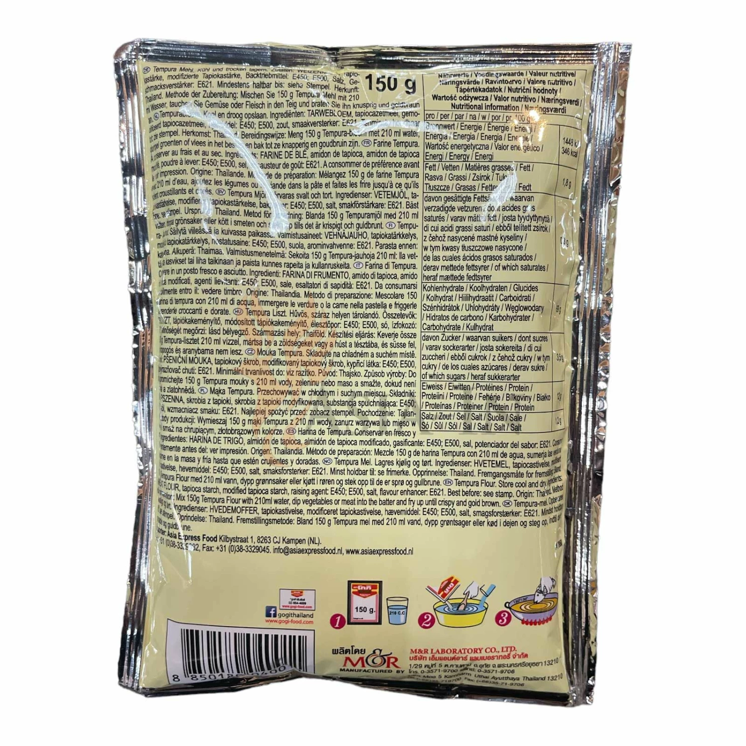 Tempuramehl, Panade Für Fleisch Oder Gemüse, Gogi 150g 3 Tempuramehl, Panade Für Fleisch Oder Gemüse, Gogi 150g